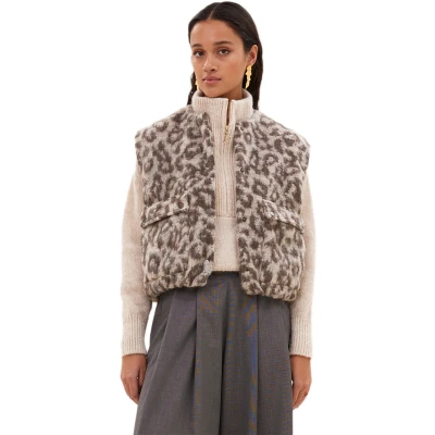 Afbeelding van 25519012 maggie sleeveless leo jacket