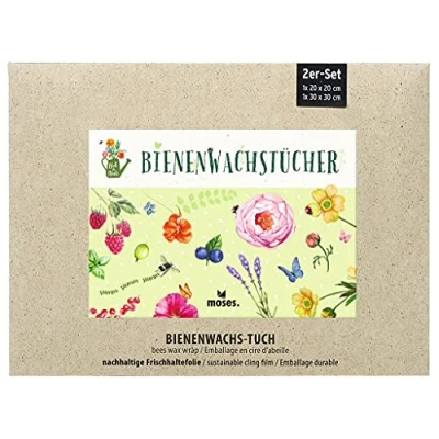 Afbeelding van Moses Bijenwasdoeken 20/30 X 20 Cm Geel 2 delig