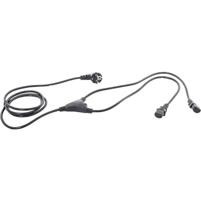 Afbeelding van HAWA 1008274 Apparaat (koud) Y kabel Zwart 2.35 m