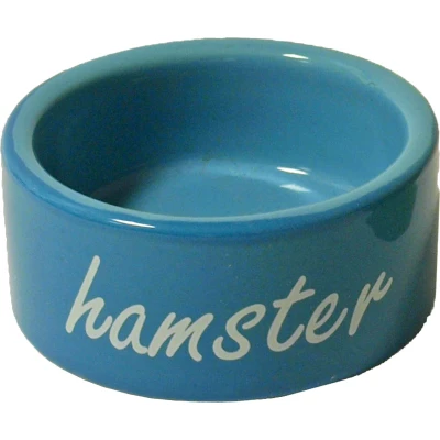 Afbeelding van Hamster eetbak steen blauw diameter 8 cm Gebr. de Boon