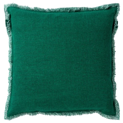 Afbeelding van Dutch Decor BURTO Kussenhoes van gewassen katoen Galapagos Green 60x60 cm groen