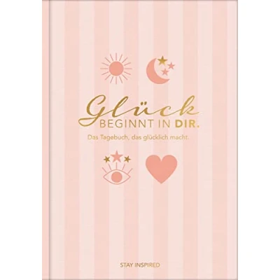 Afbeelding van das Tagebuch glücklich macht (Special Edition): 6 Minuten am Tag für mehr Glück, Positivität, Dankbarkeit und Erfolg. Dankbarkeitstagebuch zum Ausfüllen jeden Tag. Achtsamkeit. 12 Wochen in rosa