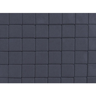 Afbeelding van S top betonstraatsteen 10,5x10,5x8 cm half antraciet