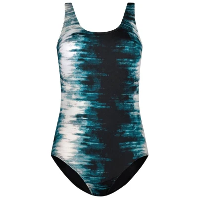 Afbeelding van TEN CATE SWIM swimsuit soft cup Badpak sport dames Zwart Groen