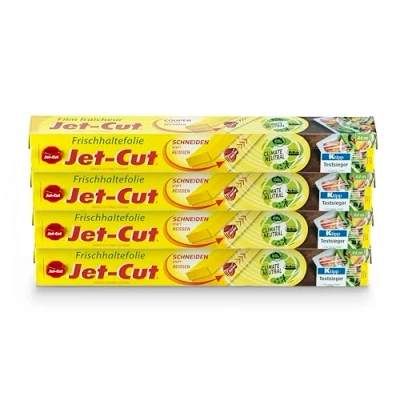 Afbeelding van Jet Cut Set van 4 conserveerfolies voor decoupage, 30 cm x 44 m, transparant