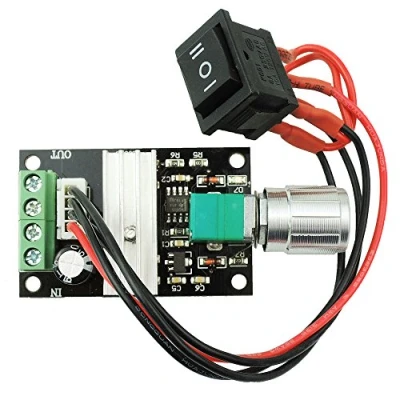 Afbeelding van Yosoo 6 V 24 DC 12 3 A Snelheidsregelaar PWM Motor Verstelbare Omkeerbare Schakelaar Regulator 1203BB Achteruitrijdende Dirigent