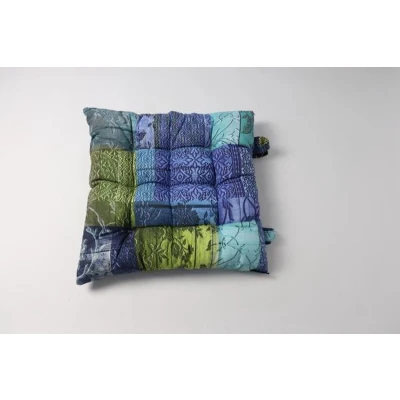 Afbeelding van Madison Toscane zitkussen 46x46 cm Vera blue