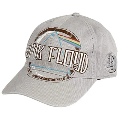 Afbeelding van Pink Floyd Dark Side Of The Moon Album Distressed Baseball pet Grijs