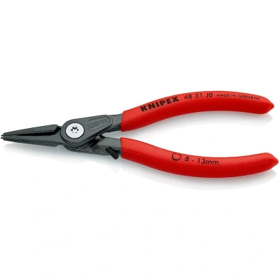 Afbeelding van Knipex 48 31 J0 Precisie borgveertang Geschikt voor borgringen Binnenringen 8 13 mm Puntvorm Recht