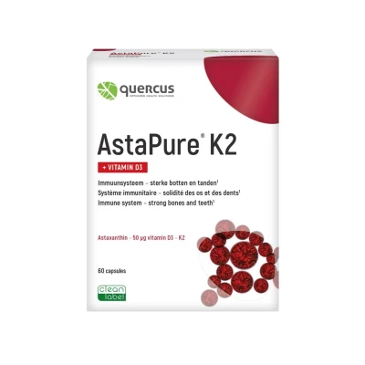 Afbeelding van Quercus Capsules Hart en Bloedvaten &amp; Metabolisme AstaPure K2