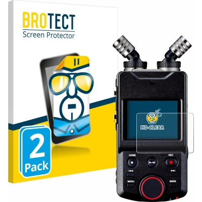 Afbeelding van BROTECT Screenprotector voor Tascam Portacapture X6 Folie Beschermfolie transparant (2 Stuks)