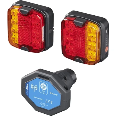 Afbeelding van Pro Plus Draadloos LED Aanhangerverlichting Uitgerust met Magneten en 7 Polige Stekker
