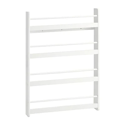 Afbeelding van SoBuy KMB08 W Boekenplank voor Kinderen Kinderplank Wandboekenkast Wandplank met 4 planken boeken Wit