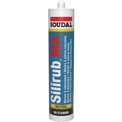 Afbeelding van Soudal Silirub MA 310ml Wit