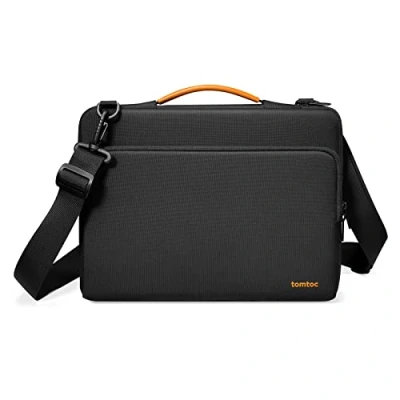 Afbeelding van tomtoc 360 beschermhoes voor 15,6 inch Acer Aspire 5/Nitro 5, Lenovo IdeaPad, HP Pavilion/Envy, Dell Inspiron 16, ASUS Chromebook/VivoBook, volledige bescherming laptop, schoudertas
