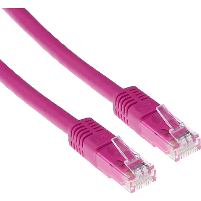 Afbeelding van ACT IB1805 U/UTP CAT6 Patchkabel Roze 5 meter