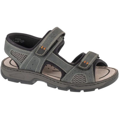 Afbeelding van Rieker Lente/Zomer 26156, gesloten sandalen voor heren, Grijs 47