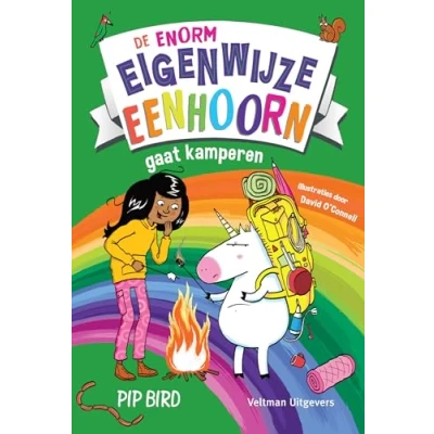 Afbeelding van De enorm eigenwijze eenhoorn gaat kamperen