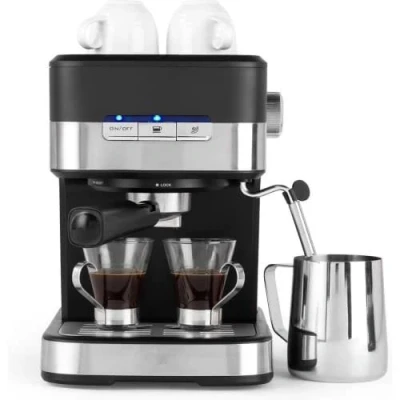 Image de Expresso Petra PT4623VDEEU7 1.5L 850W Réutilisable Réservoir Amovible Arrêt Automatique Noir