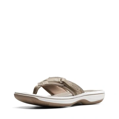 Afbeelding van Clarks Teenslippers Breeze Sea, Taupe