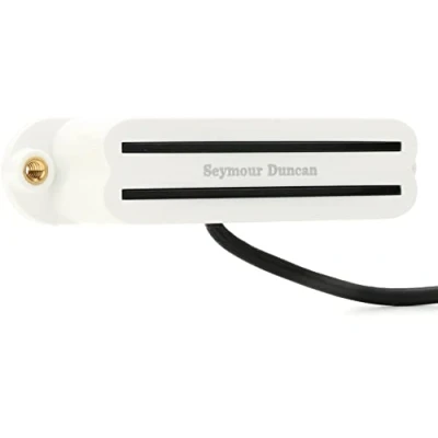 Image de Accessoires Guitares Seymour Duncan Scr 1N W Cool Rails Strat Manche Blanc Doubles / Humbuckers