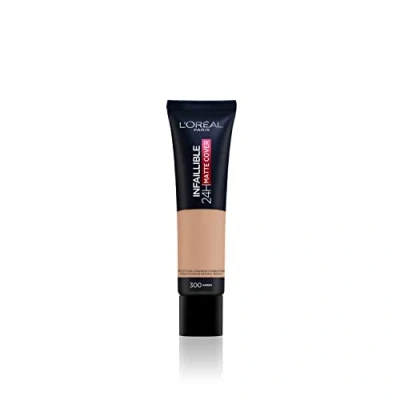 Afbeelding van L&#039;Oréal Paris Infaillible 32H Matte Cover Foundation, Dames, Maat: 30 ml, 300 ambre/amber