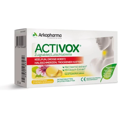 Afbeelding van Arkopharma Activox Keelpijn Zuigtabletten 24ZTB