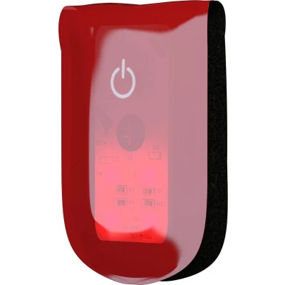 Afbeelding van Wowow reflectie magneetlicht rood clip met rode LED&#039;s (rood) Fietsverlichting
