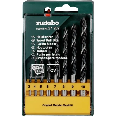Afbeelding van Metabo Accessoires Borencassette, 8 houtboren 627202000