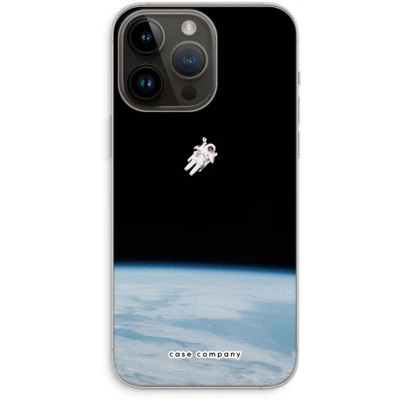 Afbeelding van Case Company® hoesje geschikt voor iPhone 14 Pro Max Alone in Space Soft Cover Telefoonhoesje Bescherming aan alle Kanten en Schermrand