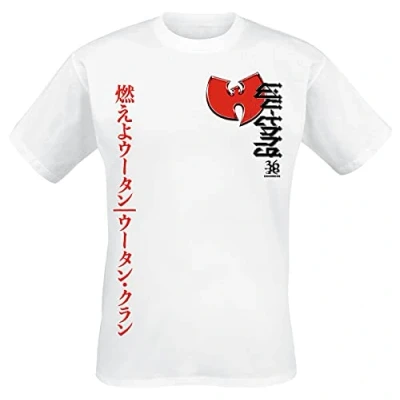 Afbeelding van WuTang Clan Swords Heren T shirt XL Wit