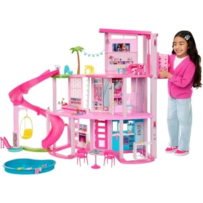 Image de Coffret Barbie Maison de Rêve Poupée Mannequin 3 ans et +