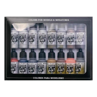Afbeelding van Model Air Metallic Effects 16 kleuren 17ml 71181