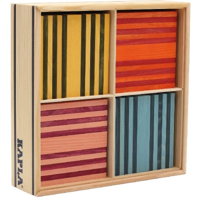 Afbeelding van KAPLA Kleur Constructiespeelgoed 8 Kleuren 100 Plankjes