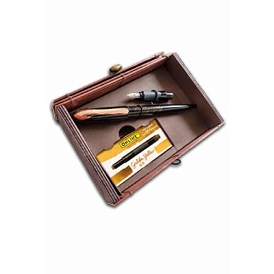 Afbeelding van Online Kalligrafieset Golden Yellow, black/rosé