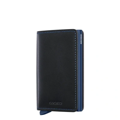 Afbeelding van Secrid Slimwallet black navy pasjeshouder