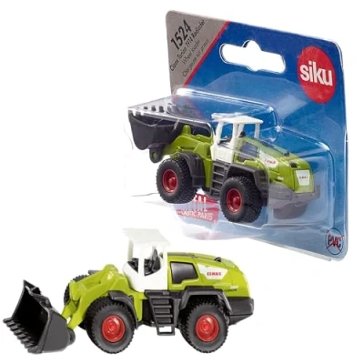 Afbeelding van Siku 1524 Tractor Claas Torion 1914 Met Wiellader 1:87