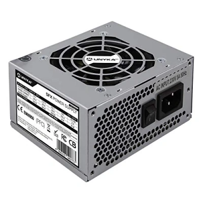 Afbeelding van UNYKAch 450 W SFX Micro ATX voedingsbron met 80 mm ventilator, zeer stil