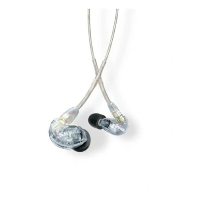 Afbeelding van Shure SE215 CL professionele oordopjes met Sound IsolatingTM design, dynamische microdriver en transparante kabel 3,5 mm jack voor transparant geluid diepe bassen
