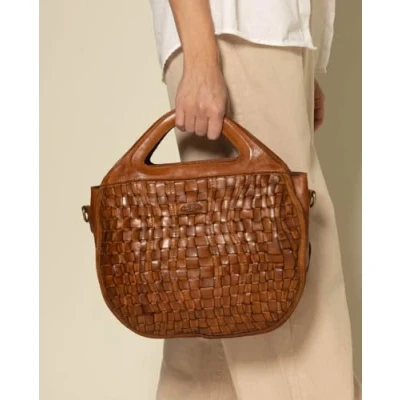 Afbeelding van Gusti Leder Alvon Schoudertas, Dames, Maat: One Size, Cognac