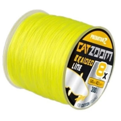 Afbeelding van Carp Zoom PZ CatZoom Braided Line 8X (fluo green) 0.40mm 40.2kg (300m) Gevlochten lijn