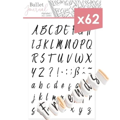 Afbeelding van Nr. 1 Alphabet Stamp Bullet Journal