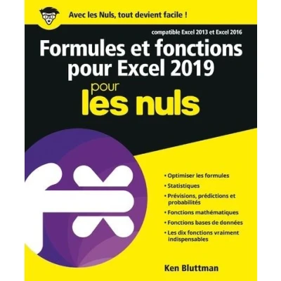 Image de Formules et fonctions Pour Excel 2019 les Nuls