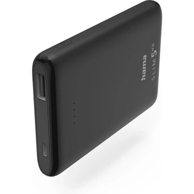 Afbeelding van Hama Power Pack Slim 5Hd 5000Mah Uitgang: Usb A Zwart