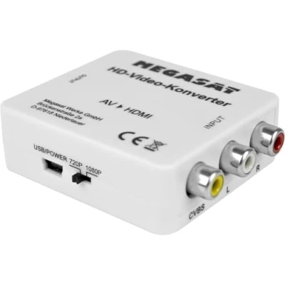 Afbeelding van Megasat AV Converter HD Video Konverter (AV zu HDMI) [AV HDMI] 1920 x 1080 Pixel
