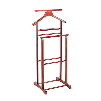 Image de HAKU Möbel valet cerisier, bois massif Dim.: L 47 cm x H 102 P 36 cm, Style: Traditional