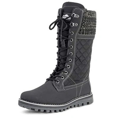 Afbeelding van Polar Dames Sneeuw Duurzaam Outdoor Thermisch Winter Warm Waterdicht Mid Kuitlaars Zwart UK5 / EU38 YC0376