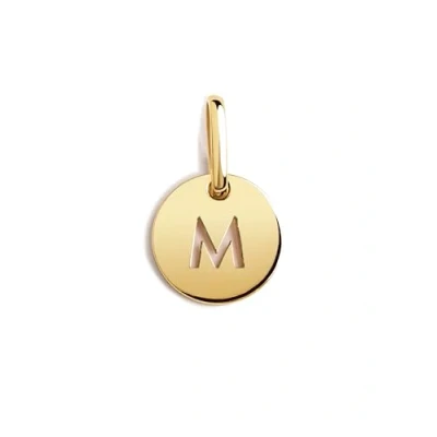 Afbeelding van Singularu MINI Medallion Letter Hanger, Dames, Maat: One Size, Letra m oro