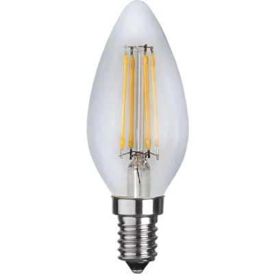 Afbeelding van Star Trading LED Kaars lamp lichtbron E14 Dimbaar Extra Warm Wit 2700K 4.2 Watt vervangt 40W Halogeen