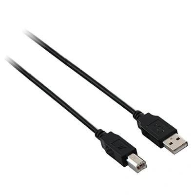 Afbeelding van V7 V7E2USB2AB 1.8M USB 2.0 kabel A naar B (m/m) zwart 1,8m